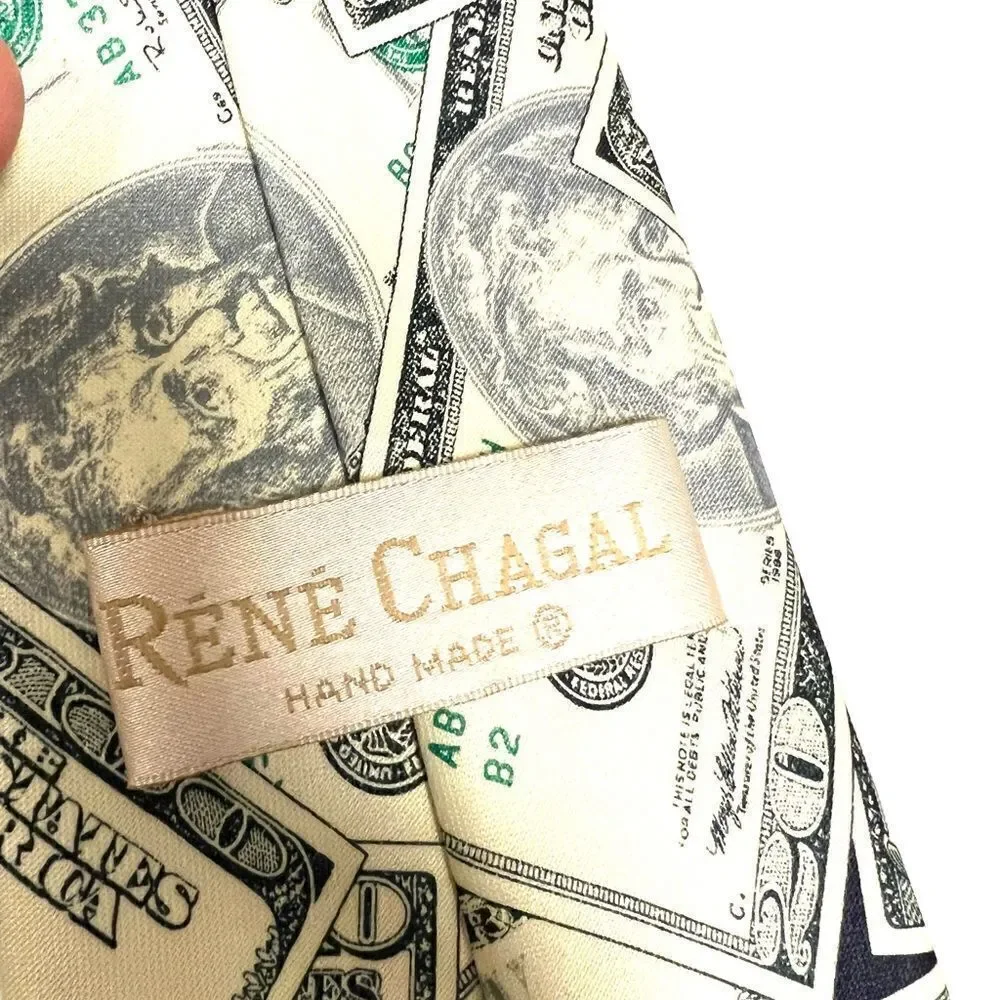 Rene Chagal “ money print” tie.